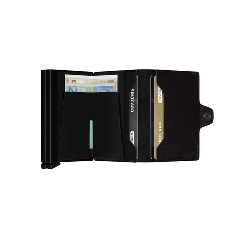 TWINWALLET SECRID CRISPLE BLACK