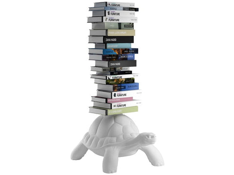 TURTLE CARRY BOOKSHELF WHITE QEEBOO