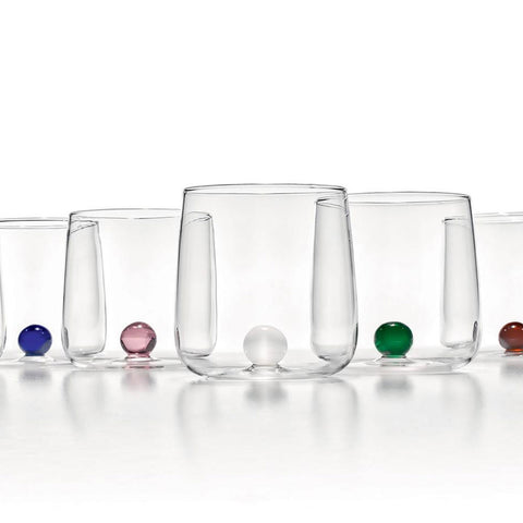 "SAFFRON PACK. 6 BILL GLASSES"