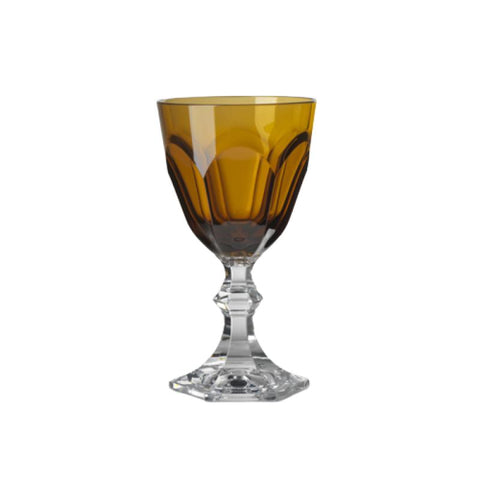 MARIOLUCA GIUSTI WATER GLASS DOLCE VITA AMBER