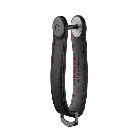 ORBITKEY CRAZY HORSE BLACK KEYCHAIN