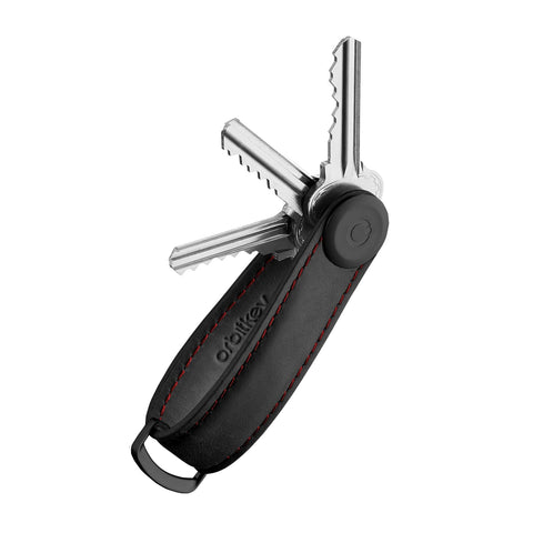 ORBITKEY CRAZY HORSE BLACK KEYCHAIN