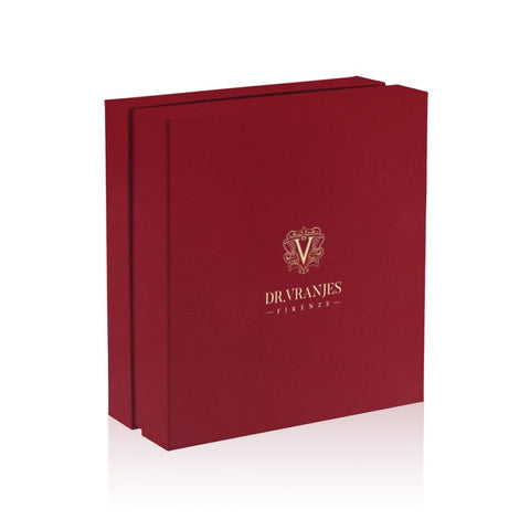 "GIFT BOX 500 ML SET DECOR NOBLE RED DR VRANJES"