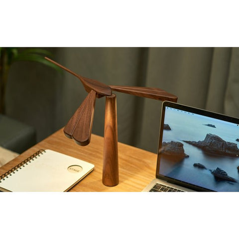 DRAGONFLIGHT BALANCE LIGHT GINGKO NATURAL WALNUT WOOD