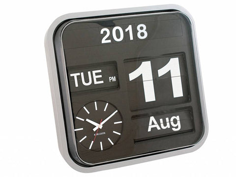 KARLSSON BIG FLIP ART WATCH KA4202 SILVER