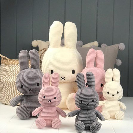 "NIJNTJE MIFFY SITTING CORDUROY CM 50 20" PINK"