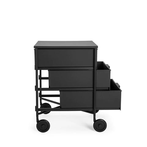 MOBIL MAT 3 KARTELL WITH WHEELS BLACK ART 02012/09