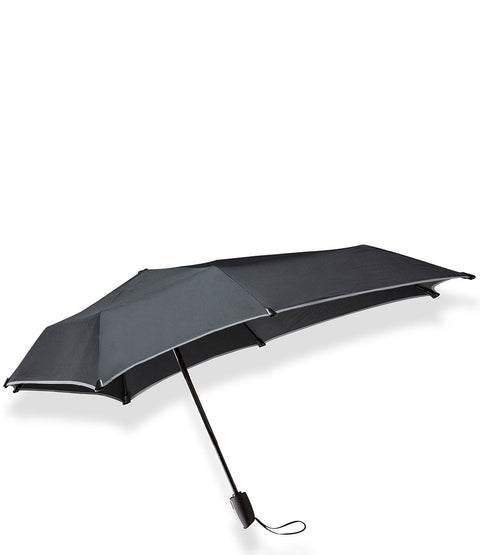 UMBRELLA WITHOUT AUTOMATIC PURE BLACK REFLECTIVE