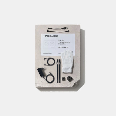 SPEAKER TR. AUDIO SMALL TRANSPARENT BLACK