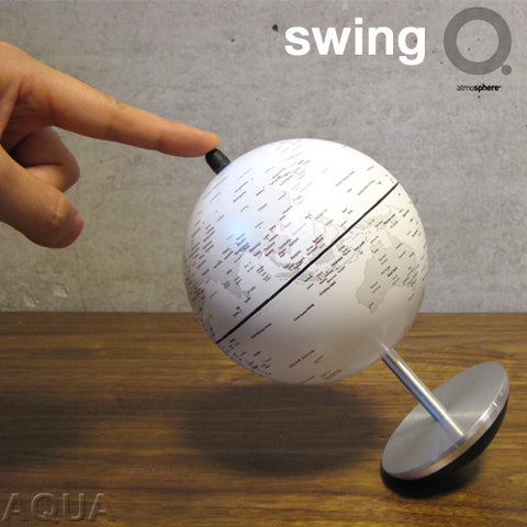 WORLD GLOBE ATMOSPHERE DIAMETER 11 CM SWING