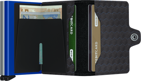 "TWINWALLET OPTICAL TITANIUM BLUE"