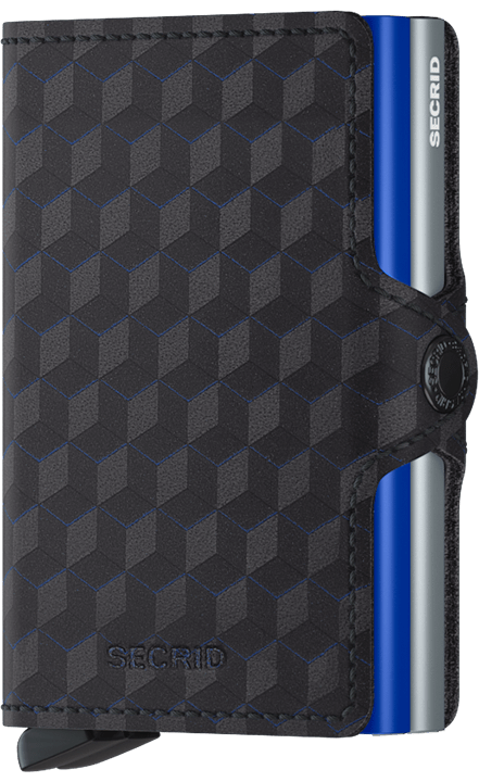 "TWINWALLET OPTICAL TITANIUM BLUE"