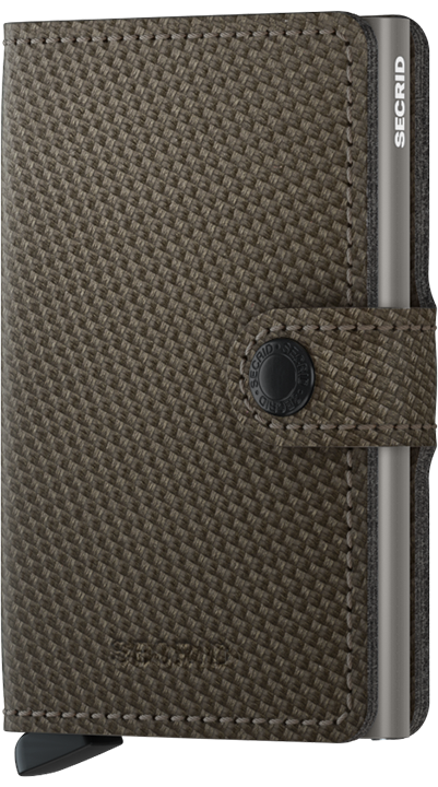 "MINI WALLET CARBON KHAKI SECRID"