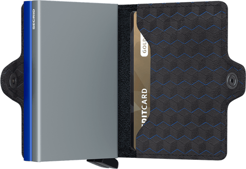 "TWINWALLET OPTICAL TITANIUM BLUE"